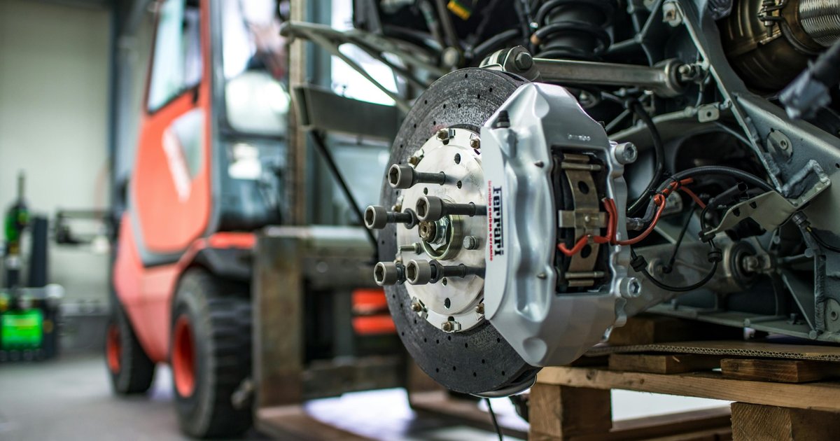 Brake-related MOT advisory example